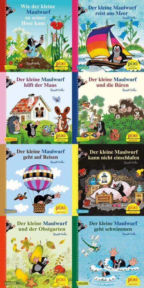 Pixi-8er-Set 256: Der kleine Maulwurf (8x1 Exemplar), 8 Teile main product photo