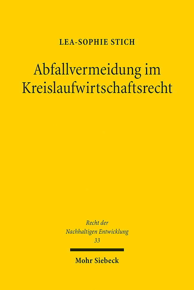 Abfallvermeidung im Kreislaufwirtschaftsrecht main product photo