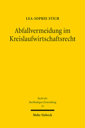 Abfallvermeidung im Kreislaufwirtschaftsrecht