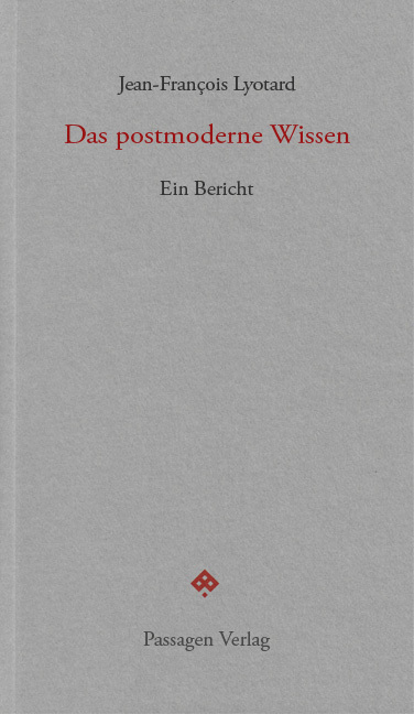 Das postmoderne Wissen main product photo