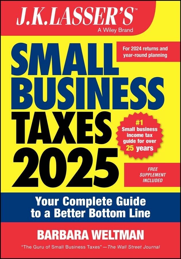 J.K. Lasser's Small Business Taxes 2025 main product photo