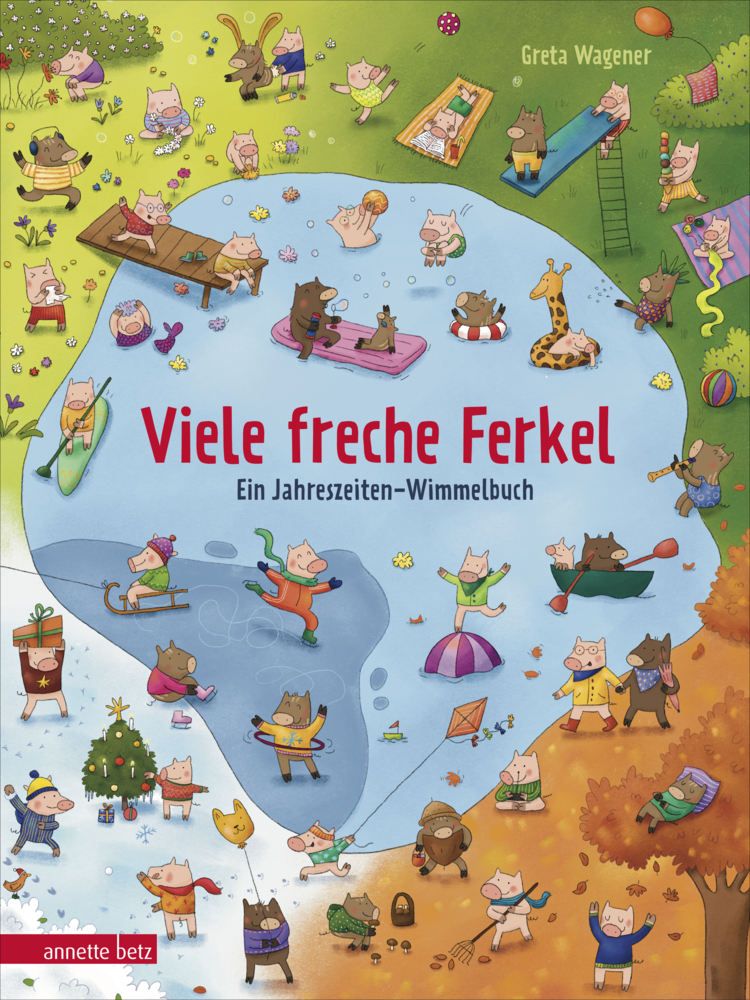 Viele freche Ferkel - Ein Pappbilderbuch voller niedlicher Haus- und Wildschweinchen main product photo