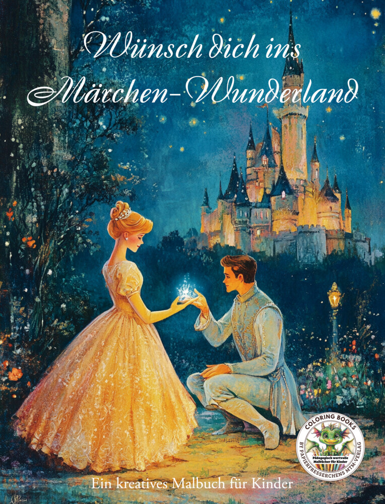 Wünsch dich ins Märchen-Wunderland - Ein kreatives Malbuch für KInder main product photo