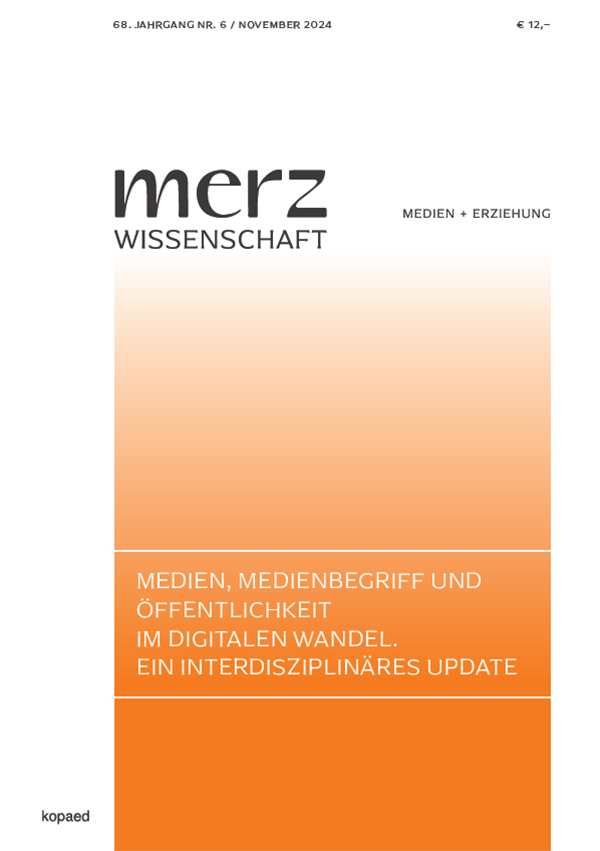 Medien, Medienbegriff und Öffentlichkeit im digitalen Wandel. Ein interdisziplinäres Update main product photo
