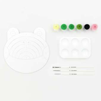 Malen nach Zahlen Set, Frosch, FSC 100%