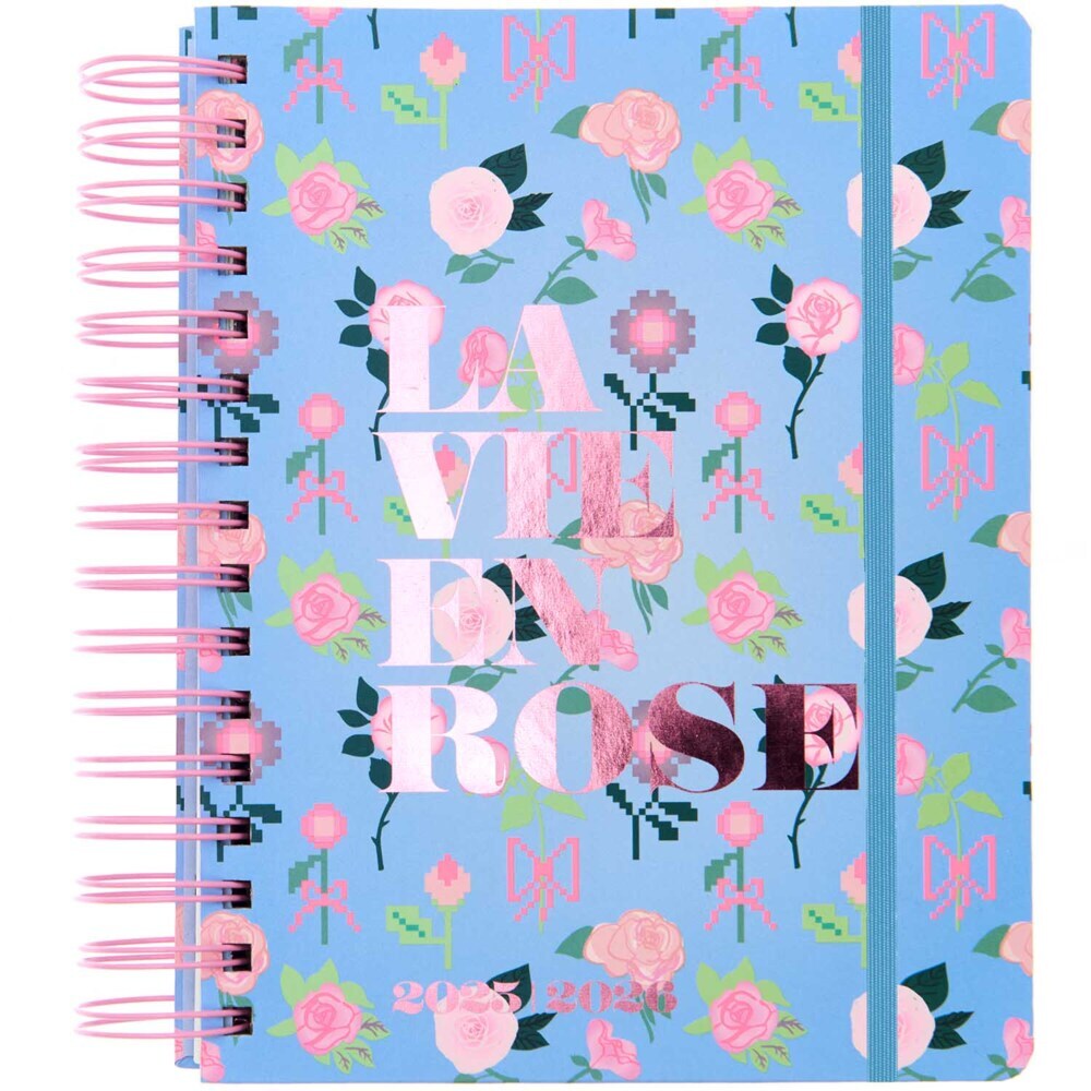 Agenda 2025/2026, DIN A5, La Vie en Rose, Blau main product photo