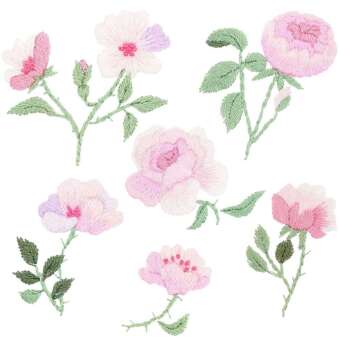 Stick & Stitch Packung, Rosen