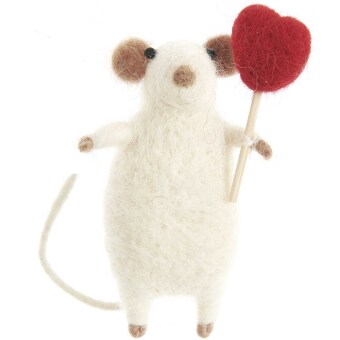Maus rotes Herz, Weiß
