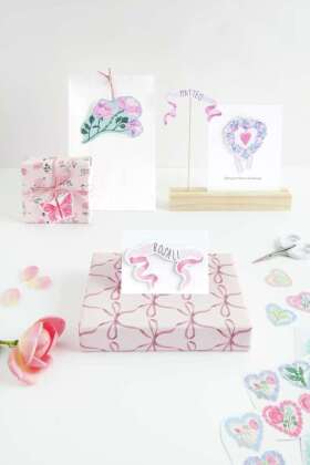 Motivpapierblock La Vie En Rose FSC MIX