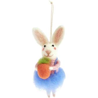 Aufhänger Hase mit Möhre