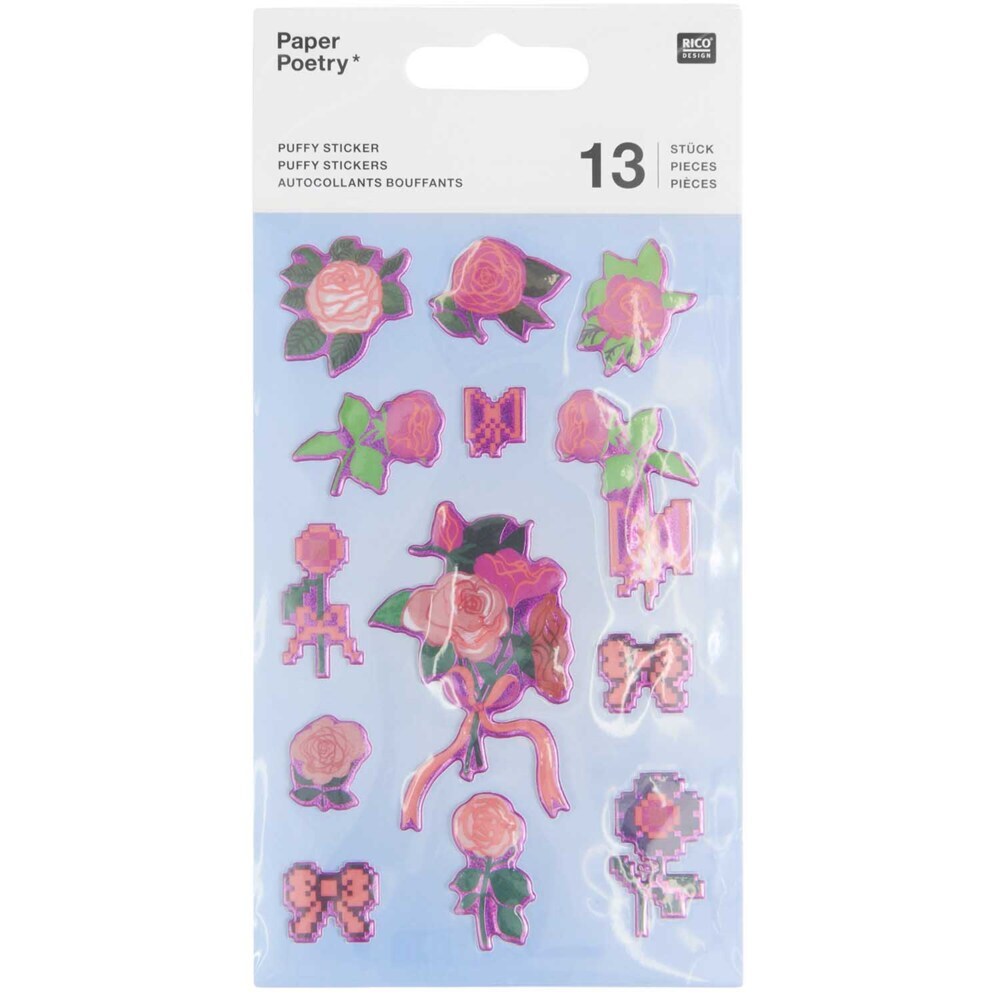 Puffy Sticker La Vie en Rose, Rosen main product photo