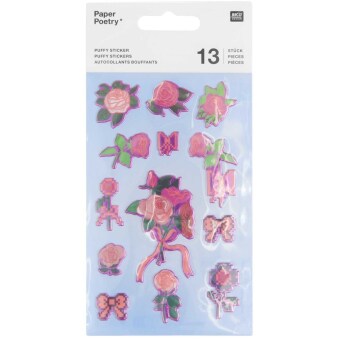 Puffy Sticker La Vie en Rose, Rosen
