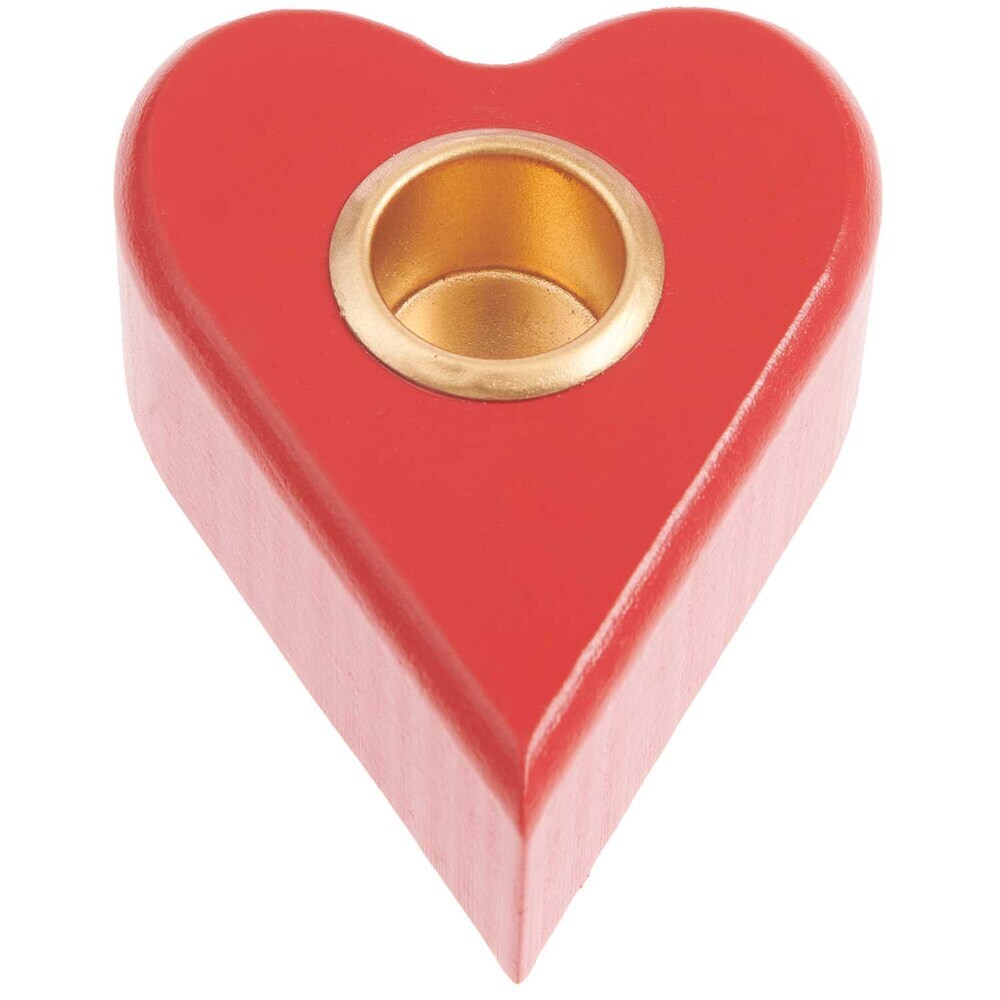 Kerzenhalter Herz, Rot main product photo