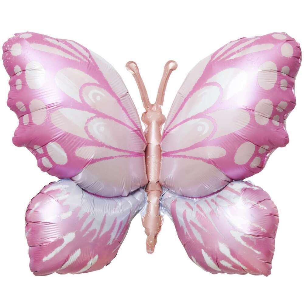 Folienballon Princess Butterfly, Pink/Orange main product photo