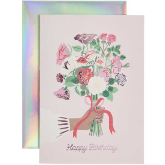 Grußkarte La Vie en Rose, Happy Birthday, B6 FSC MIX