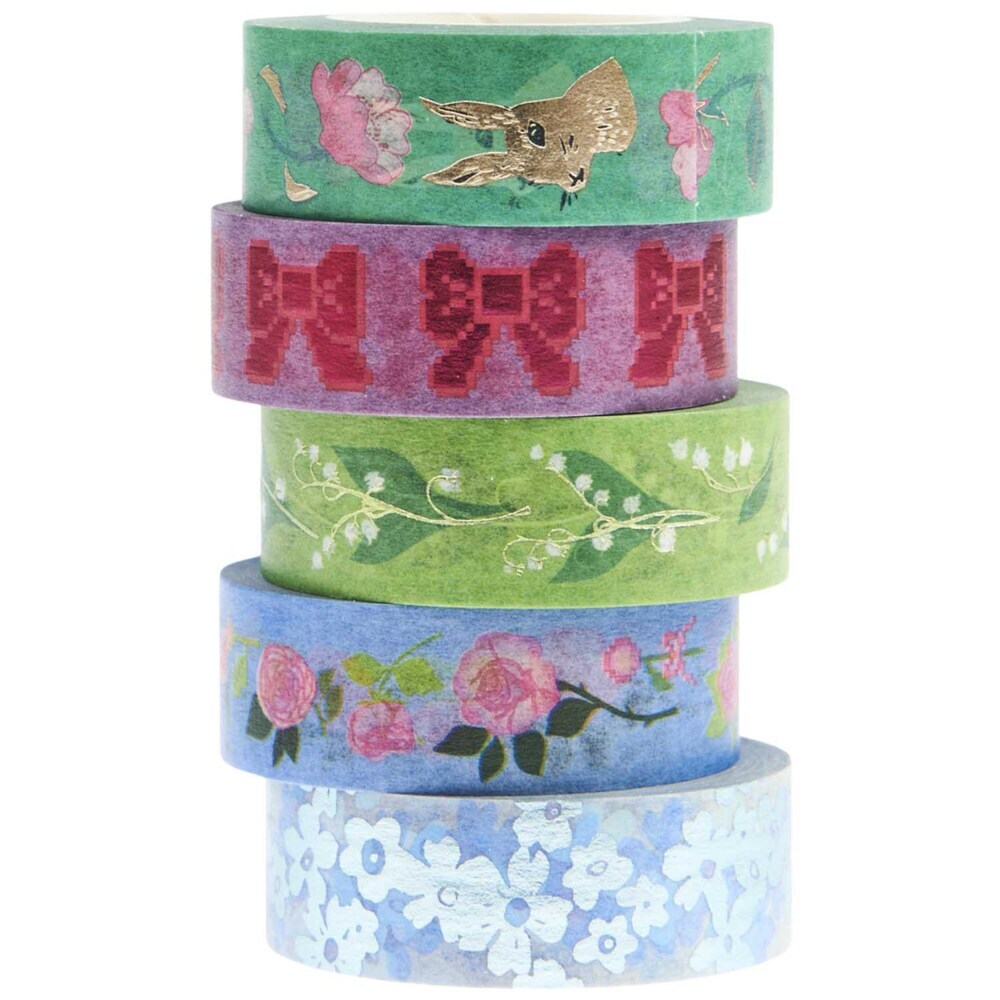 Tape Set La Vie En Rose, Green / Blue FSC MIX main product photo
