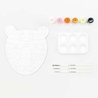 Malen nach Zahlen Set, Tiger, FSC 100%