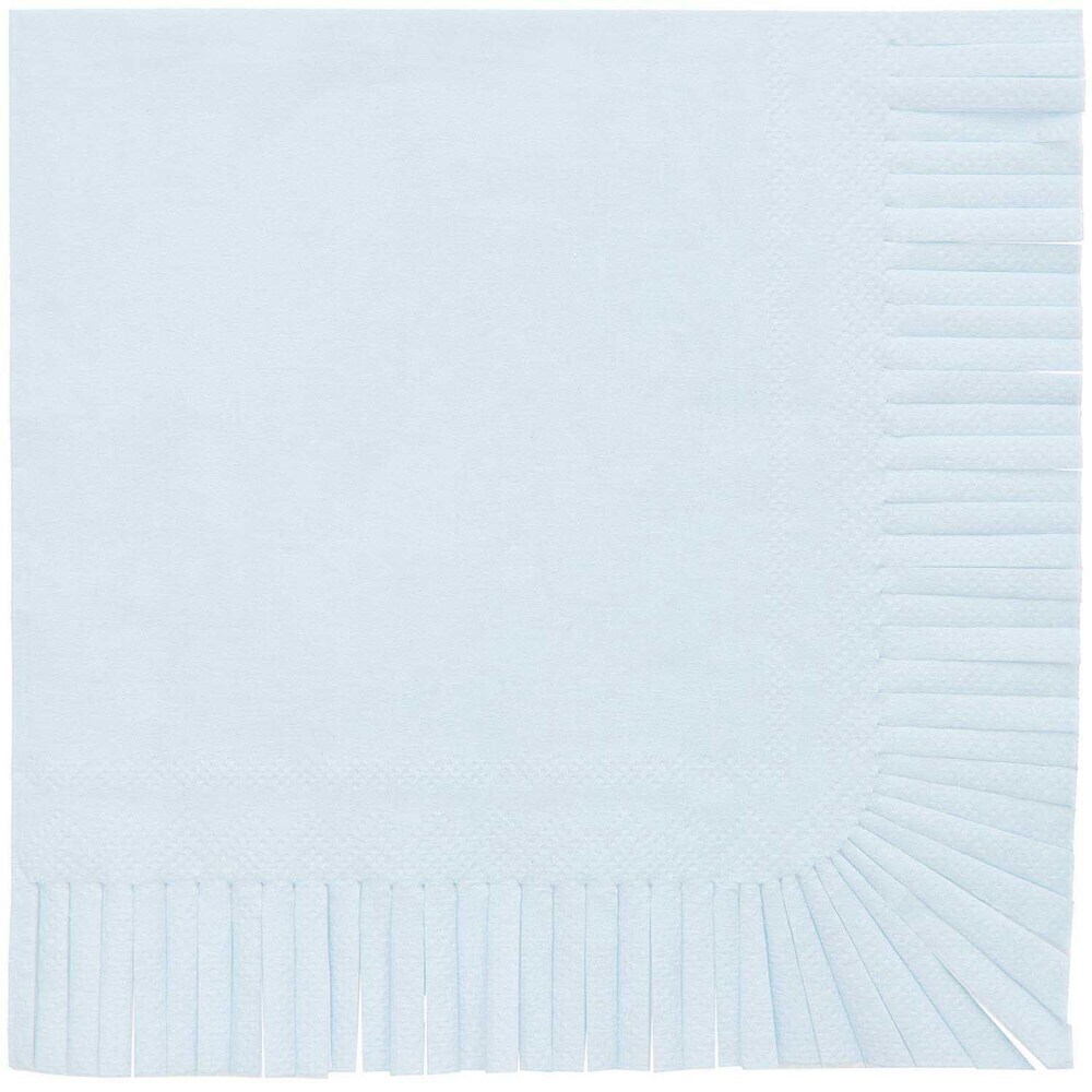 Servietten, Fransen, Blau, FSC MIX main product photo