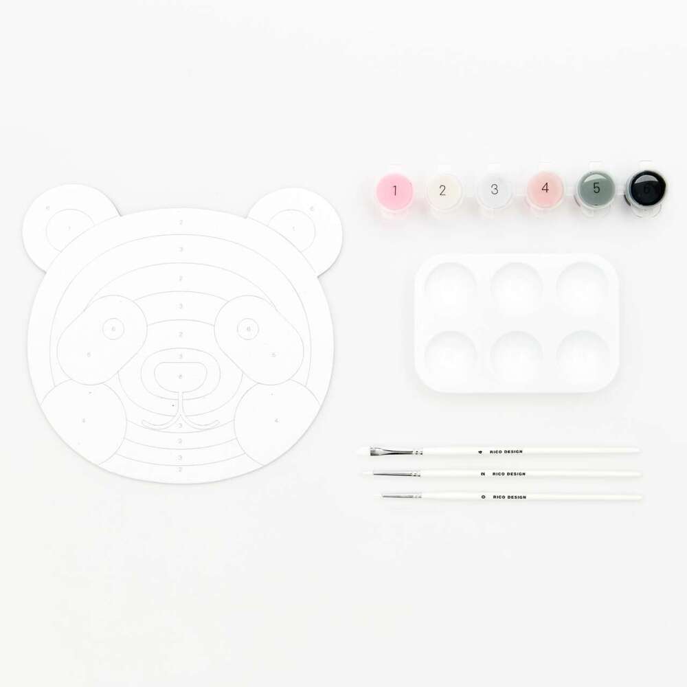Malen nach Zahlen Set, Panda, FSC 100% main product photo