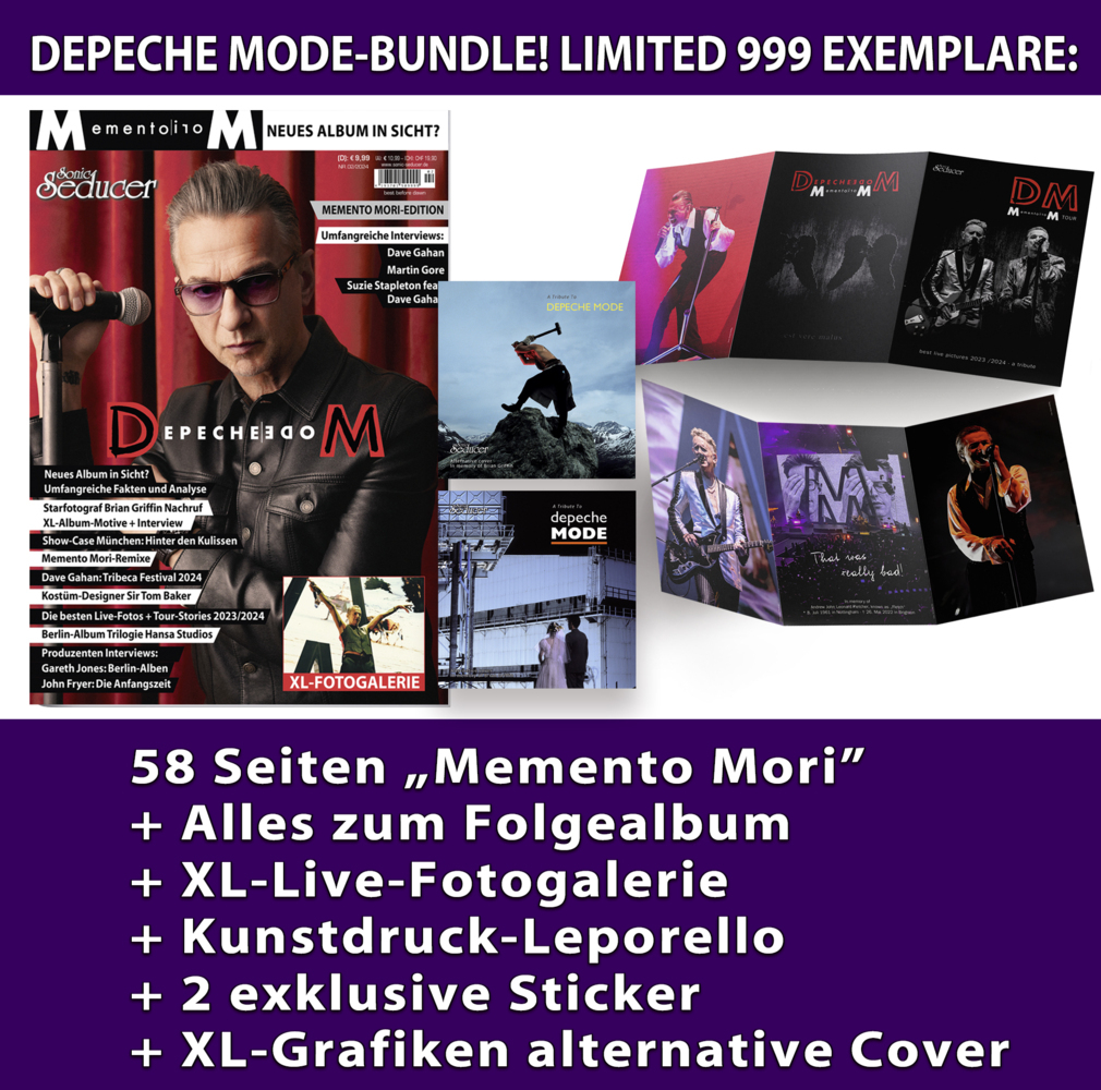 Depeche Mode Memento Mori Edition 2024 Limited 999 Exemplare Sonic Seducer main product photo