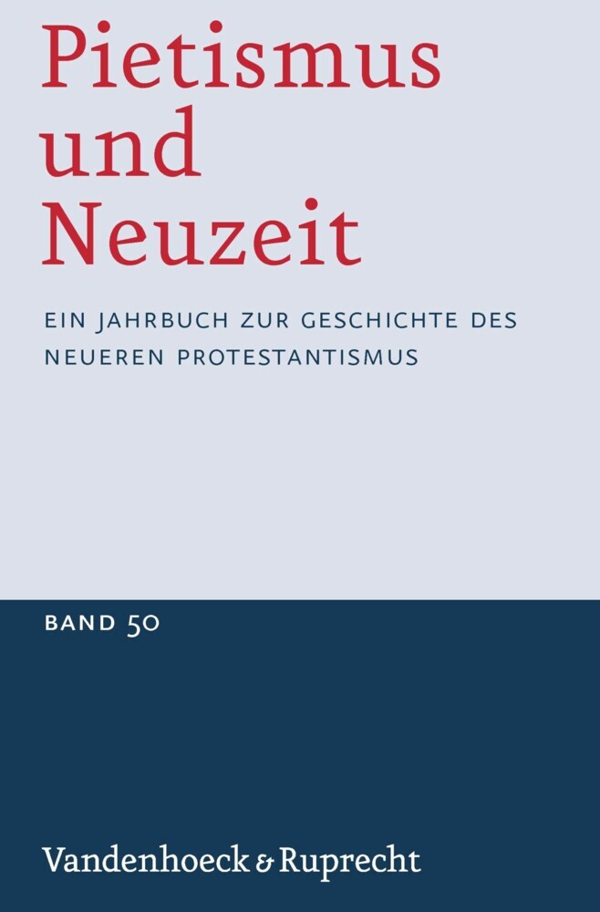 Pietismus und Neuzeit Band 50 - 2024 main product photo