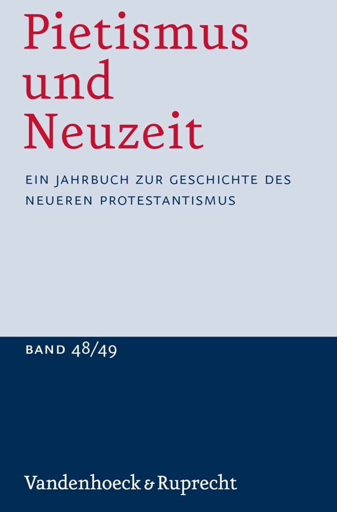 Pietismus und Neuzeit Band 48/49 - 2022/2023 main product photo