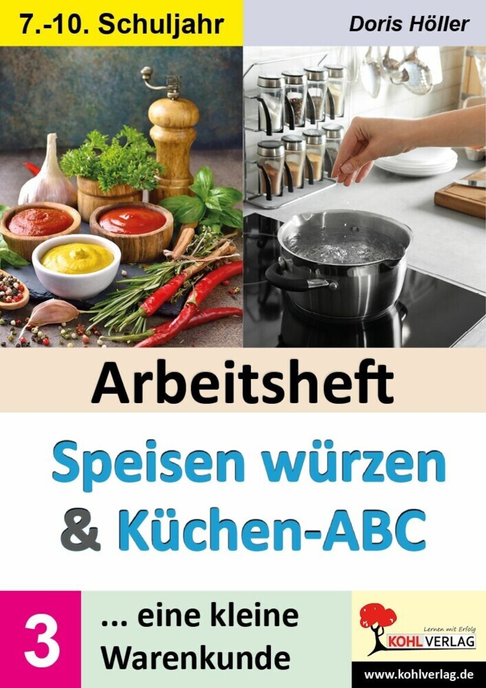Arbeitsheft SPEISEN WÜRZEN und KÜCHEN-ABC / Band 3 main product photo