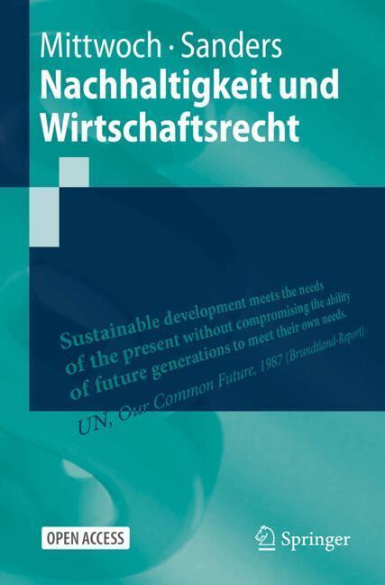 Nachhaltigkeit und Wirtschaftsrecht main product photo