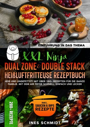 XXL Ninja Dual Zone & Double Stack Heißluftfritteuse Reze...