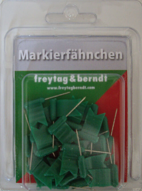 Markierfähnchen wehend, Grün main product photo