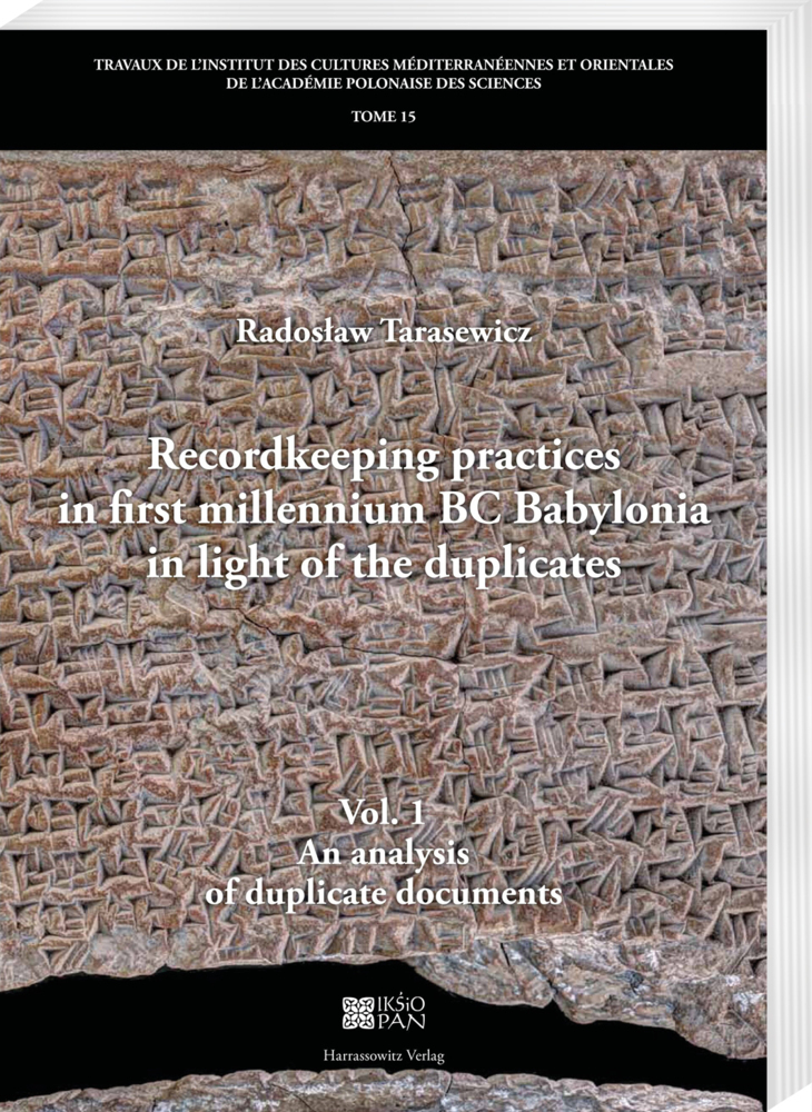 Recordkeeping practices in first millennium BC Babylonia in light of the duplicates. main product photo