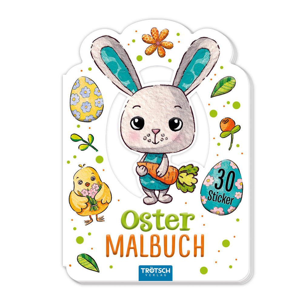 Trötsch Malbuch Ostern Mini-Ostermalbuch mit Stickern main product photo