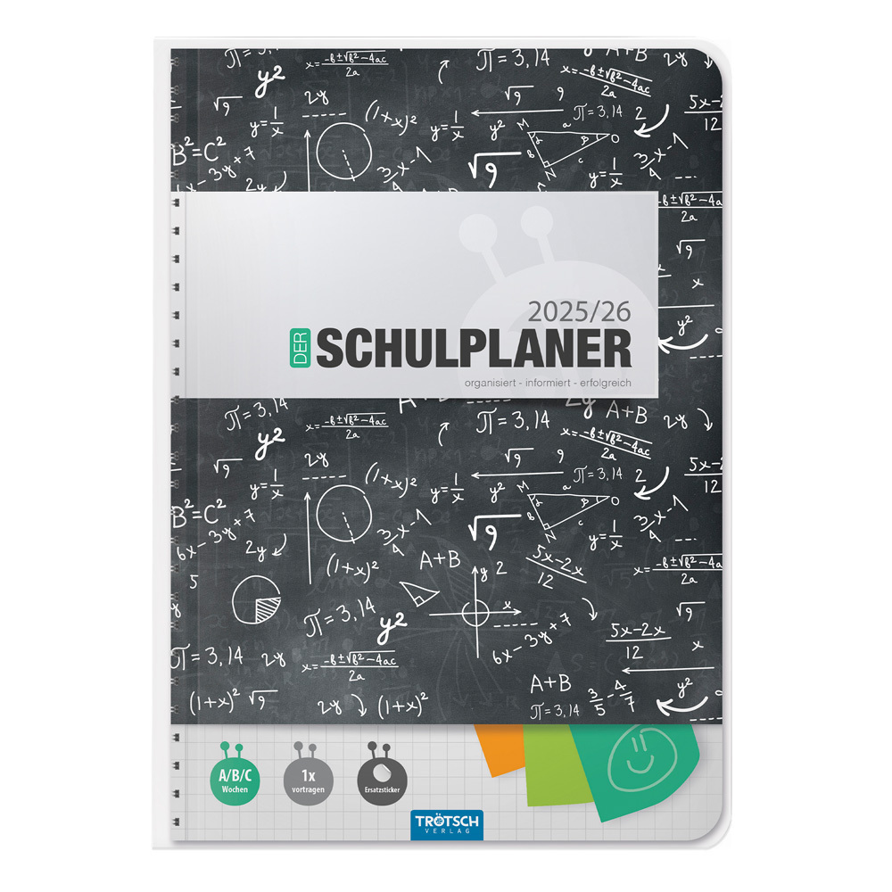 Trötsch Schulplaner Schwarz 25/26 main product photo