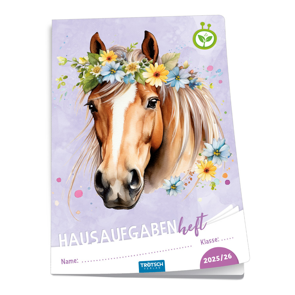 Trötsch Jahresbezogenes Hausaufgabenheft Grundschule Pferd 25/26 main product photo