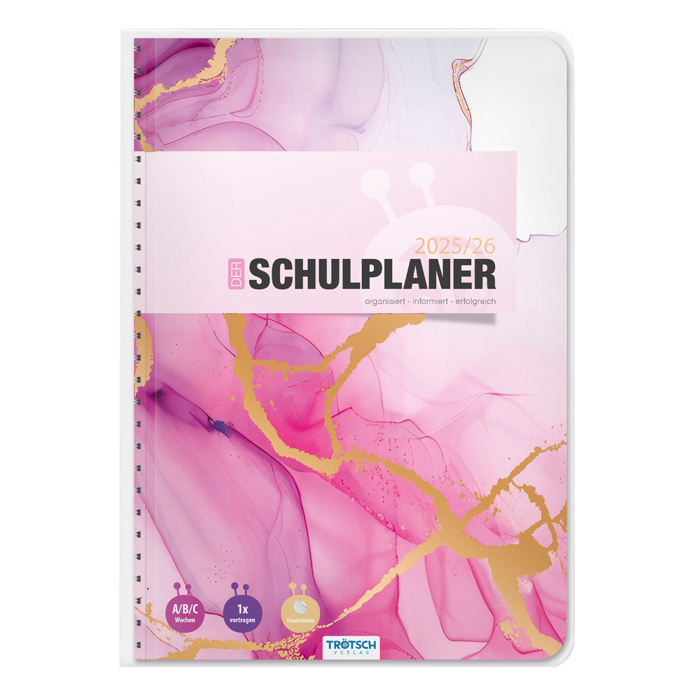 Trötsch Schulplaner Pink 25/26 main product photo