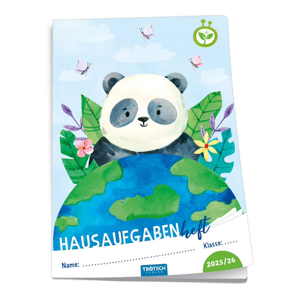 Trötsch Jahresbezogenes Hausaufgabenheft Grundschule Panda 25/26 main product photo