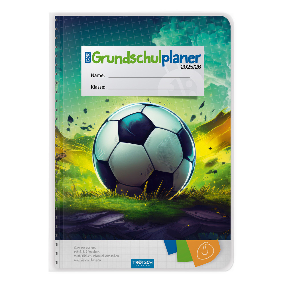 Trötsch Grundschulplaner Soccer 25/26 main product photo