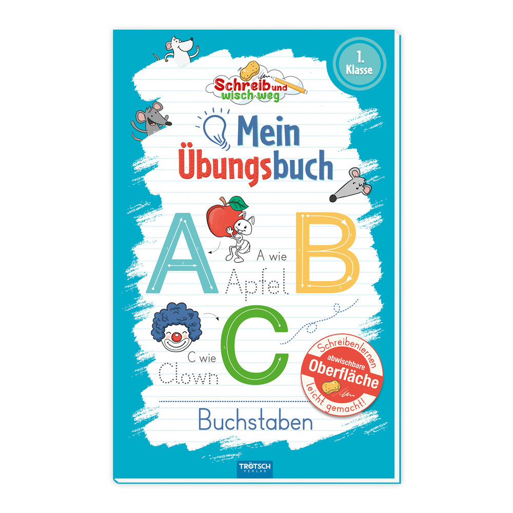 Trötsch Mein Übungsbuch Schreib und wisch weg Buchstaben main product photo