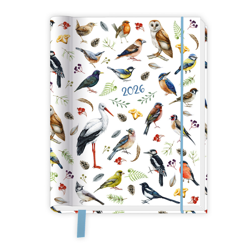Trötsch Taschenkalender A6 Wire-O Motiv Tiere 2026 mit Postkarten main product photo