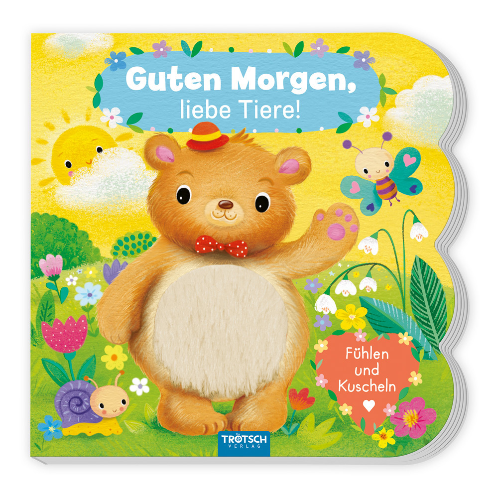 Trötsch Fühlbuch Guten Morgen, liebe Tiere! Fühlen und Kuscheln main product photo