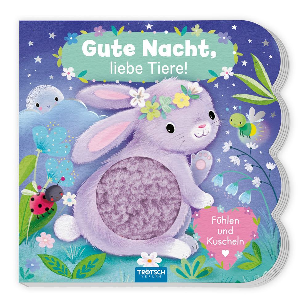 Trötsch Fühlbuch Gute Nacht, liebe Tiere! Fühlen und Kuscheln main product photo