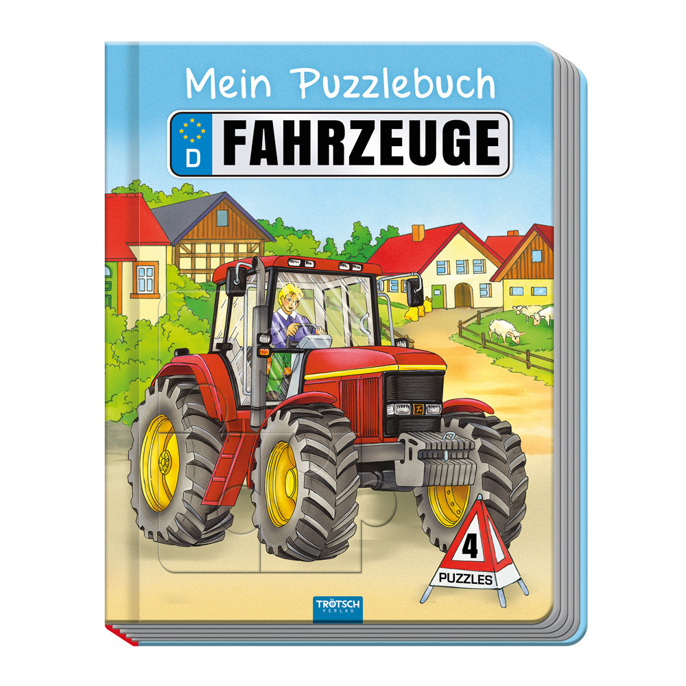 Trötsch Puzzlebuch Mein tolles Puzzelbuch Fahrzeuge main product photo