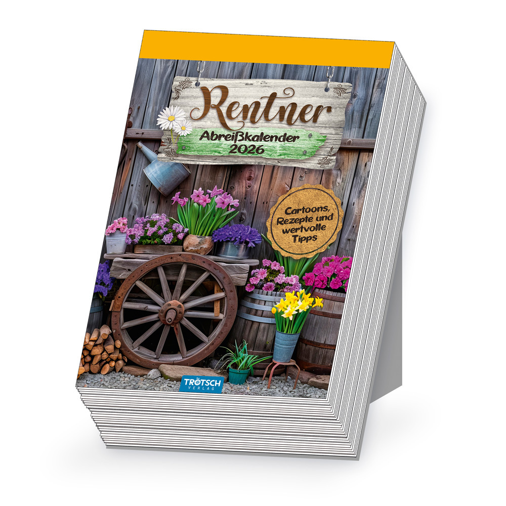Trötsch Abreißkalender Rentner 2026 main product photo