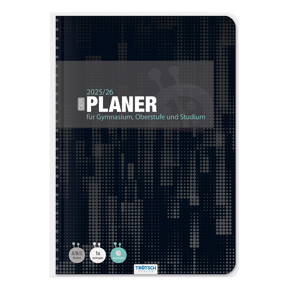Trötsch Gymnasialplaner Dark 25/26 main product photo