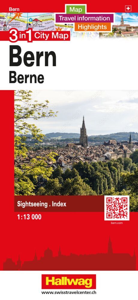 Hallwag Stadtplan Bern main product photo
