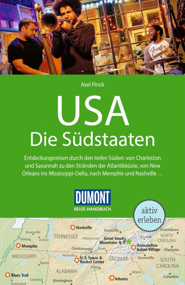 DUMONT Reise-Handbuch Reiseführer USA, Die Südstaaten main product photo