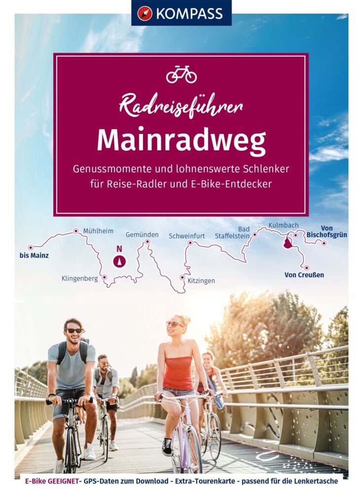 KOMPASS Radreiseführer Mainradweg main product photo