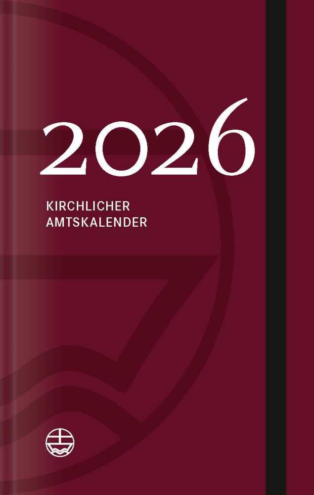 Kirchlicher Amtskalender 2026 - rot main product photo