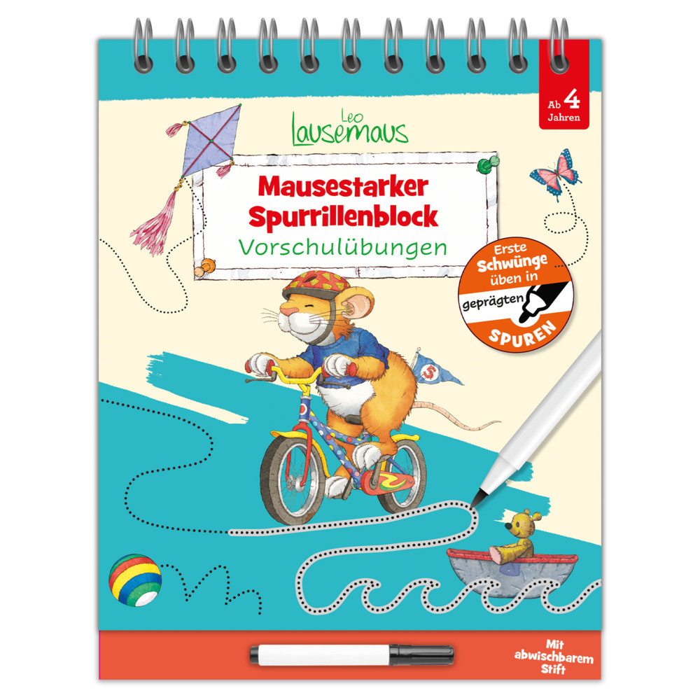 Leo Lausemaus - Mausestarker Spurrillenblock - Vorschulübungen main product photo