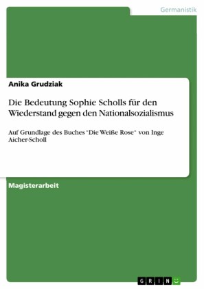Die Bedeutung Sophie Scholls für den Wiederstand gegen den Nationalsozialismus